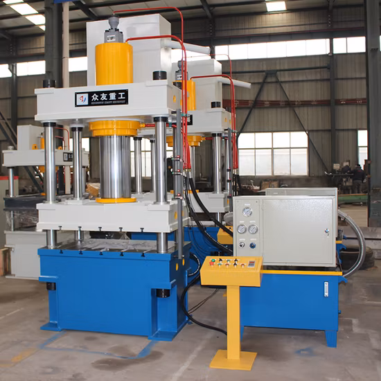 Pressa idraulica per formatura profonda di metalli a quattro colonne da 63 tonnellate / 100 tonnellate / 160 tonnellate