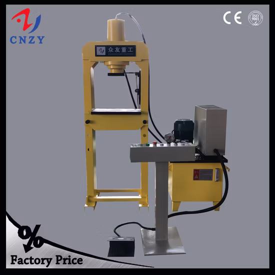 Pressa idraulica con telaio a portale H da 80 t/Punzonatrice piccola per pressa domestica