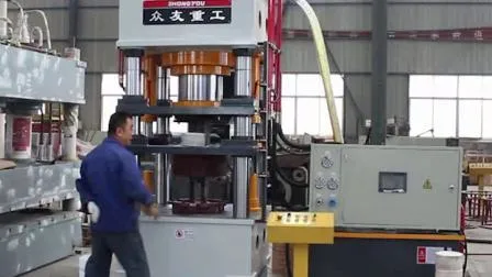 Zhongyou Pressa idraulica automatica per imbutitura profonda a doppia azione a quattro colonne da 100 Ton/200 Ton/300 Ton/500 Ton/800 Ton per la formatura dei metalli con CE e SGS